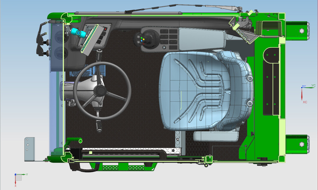 Strautmann stellt die selbstfahrenden Futtermischwagen ab sofort auf eine neu konzipierte Fahrerkabine um.