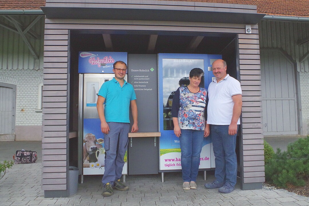 Der K�ssp�tzle-Automat von Familie Bohner ist ein Regiomat und verkauft Mehl, Eier, K�se und mehr.