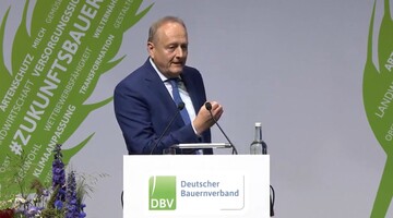 DBV-Pr�sident Joachim Rukwied beim Deutschen Bauerntag in L�beck.