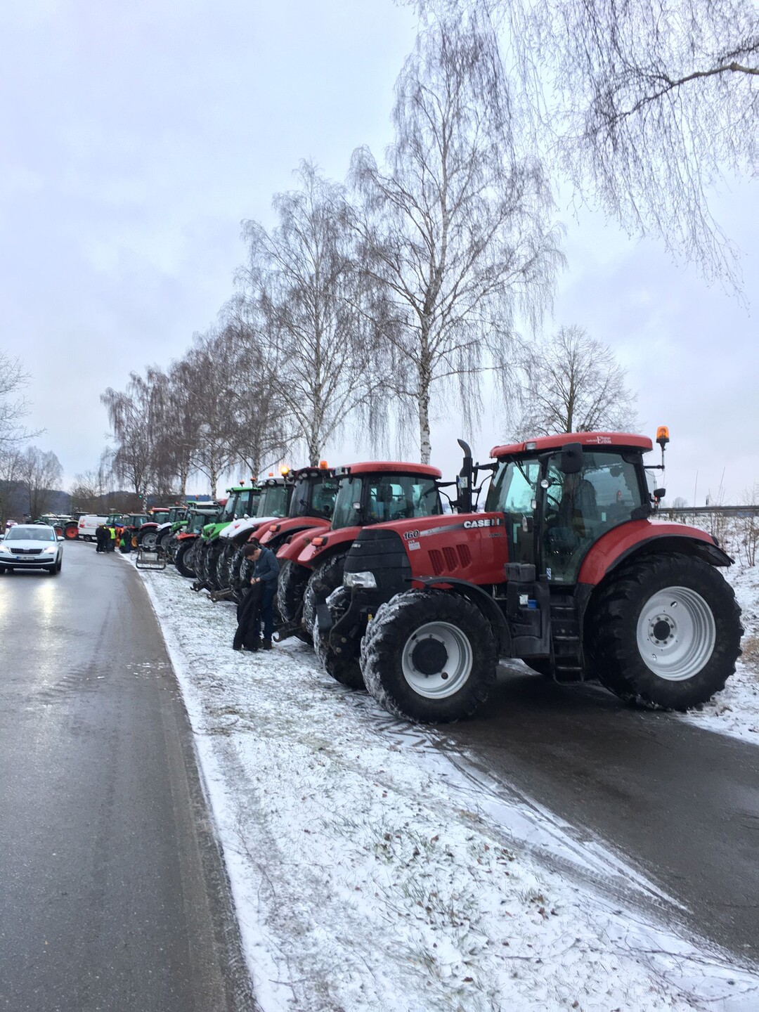 Vom 8. bis 15. Januar 2024 finden in ganz Baden-Württemberg, wie hier in Biberach, und bundesweit Proteste und Demonstrationen von Landwirten statt. Hintergrund sind die geplanten Beihilfe-Kürzungen der Bundesregierung.