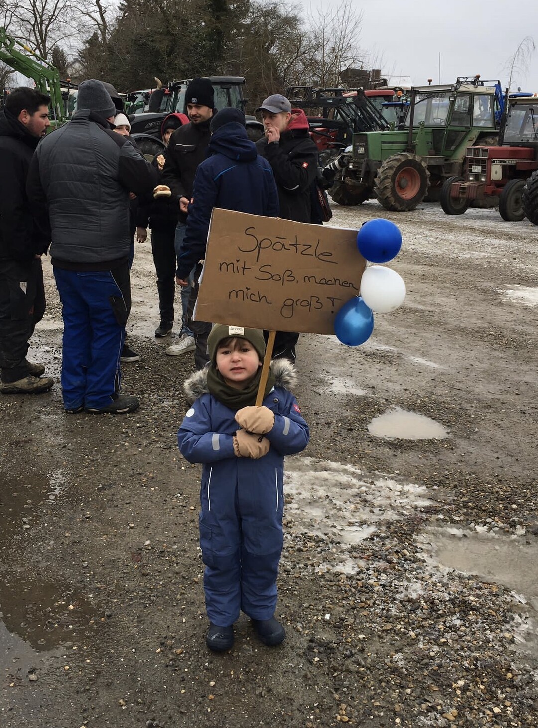 Vom 8. bis 15. Januar 2024 finden in ganz Baden-Württemberg, wie hier in Biberach, und bundesweit Proteste und Demonstrationen von Landwirten statt. Hintergrund sind die geplanten Beihilfe-Kürzungen der Bundesregierung.
