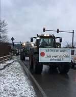 Vom 8. bis 15. Januar 2024 finden in ganz Baden-Württemberg, wie hier in Biberach, und bundesweit Proteste und Demonstrationen von Landwirten statt. Hintergrund sind die geplanten Beihilfe-Kürzungen der Bundesregierung.