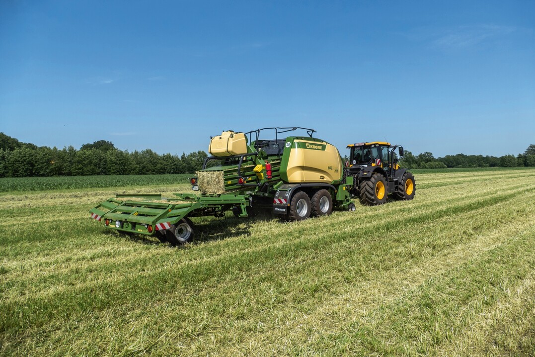 Ab sofort bietet Krone f�r die Big Pack eine Dosiermittelanlage an.