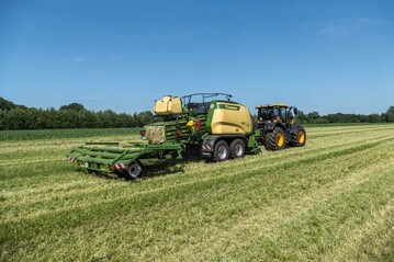 Ab sofort bietet Krone f�r die Big Pack eine Dosiermittelanlage an.