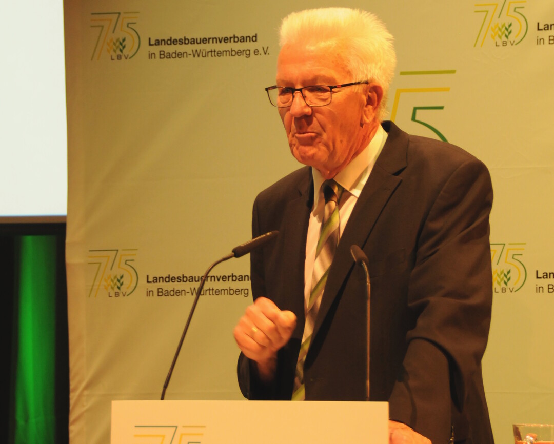 Ministerpräsident Winfried Kretschmann