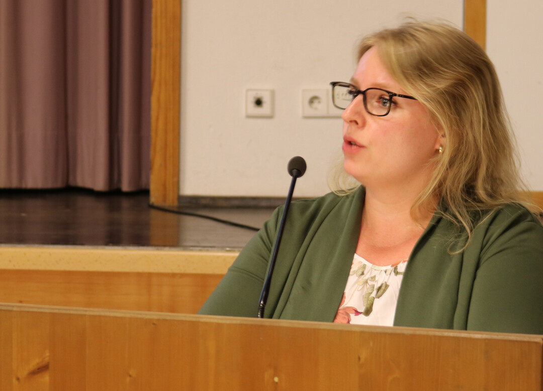 Theresa Schmidl, Leiterin Landwirtschaft für die Unternehmensgruppe Theo Müller und Stellvertreterin im Milcheinkauf von Stefan Weiberg.