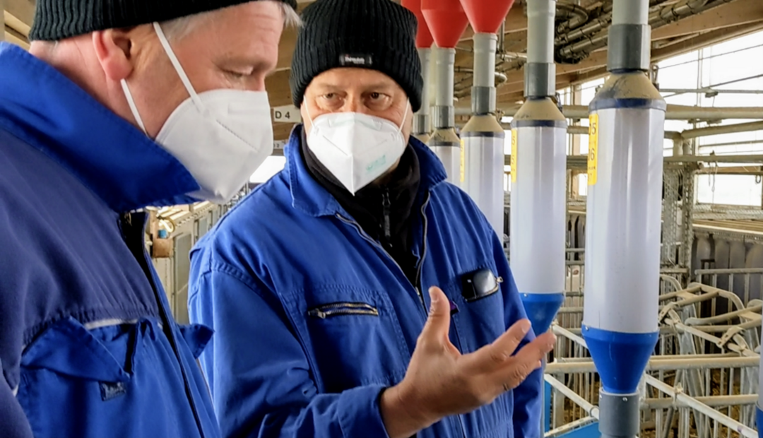 Alois Gerig mit Hansjörg Schrade, Leiter des Bildungs- und Wissenszentrum Boxberg (LSZ).