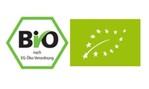 Das deutsche Bio-Siegel (links) wurde 2001 ins Leben gerufen. Es darf nur zusätzlich zum EU-Bio-Logo (rechts) verwendet werden.