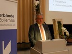 Willy Braun, Vorsitzender der Bezirksvereinigung der Volks- und Raiffeisenbanken im Zollernalbkreis