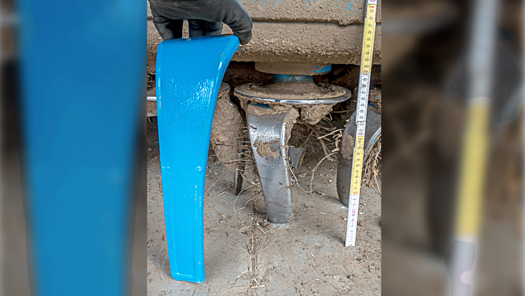 Sind Zinken schon so stark abgenutzt, sollten sie umgehend erneuert werden, um wieder ein optimales Arbeitsergebnis zu erreichen.