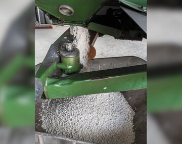 Pr�fen Sie durch eine Abdrehprobe, ob die eingestellte D�ngermenge richtig ausgebracht wird.