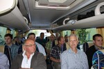 Teilnehmer aus Baden-Württemberg auf der Anreise zum DBV-Veredlungstag in Essenbach bei Landshut/Niederbayern.