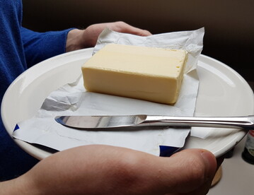 Butter im Laden k�nnte im Mai g�nstiger werden.