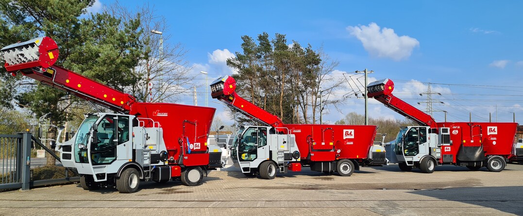BvL stellt neue, kompakte Vierzylinder-Futtermischwagen vor.