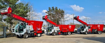 BvL stellt neue, kompakte Vierzylinder-Futtermischwagen vor.