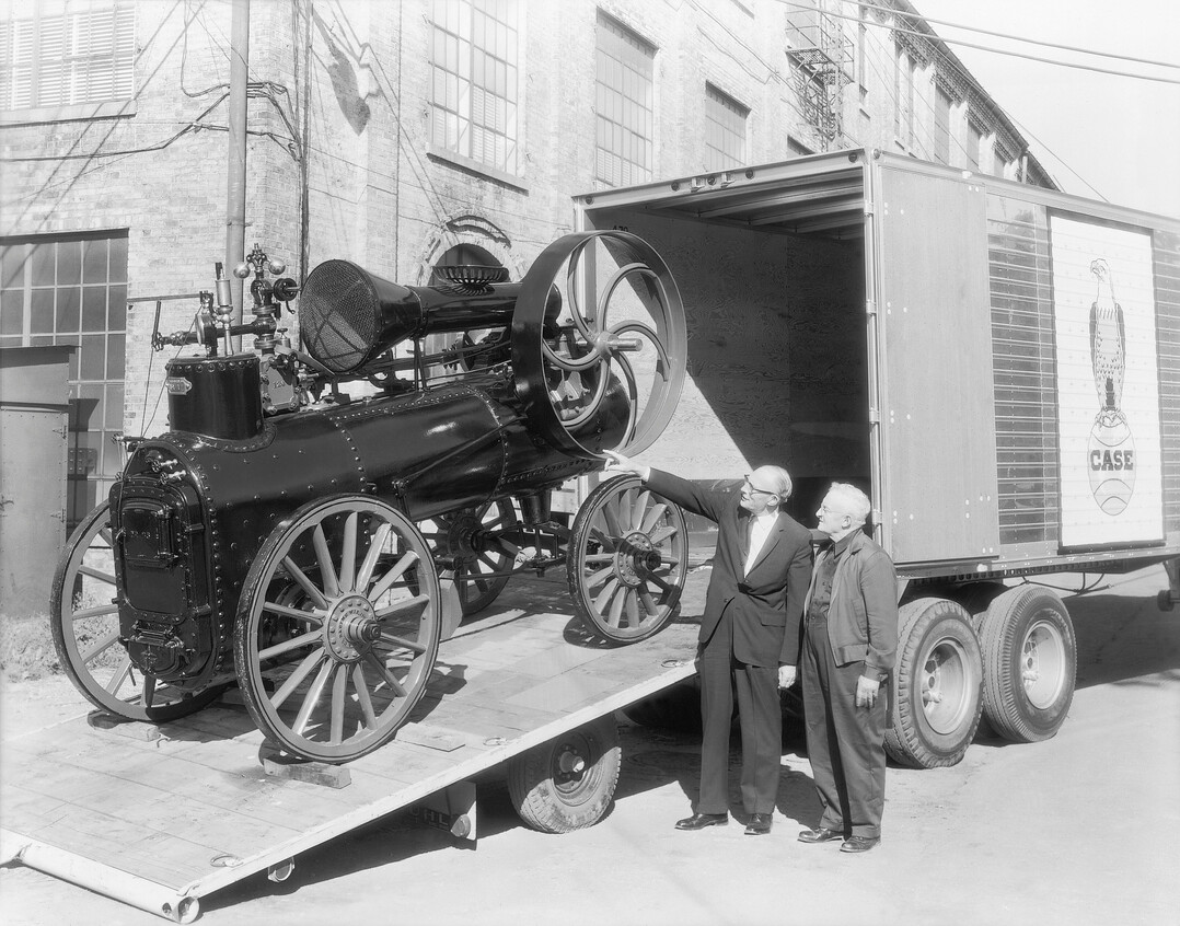Bereits 1886 war die J.I. Case Threshing Machine Company einer der weltgrößten Hersteller von Dampfmaschinen.