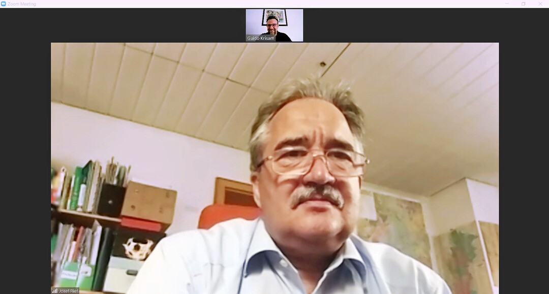 Josef Rief, CDU, im Gespräch mit BWagrar-Chefredakteur Guido Krisam