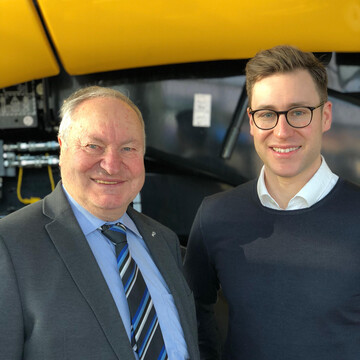 Christoph (r.) und Wilhelm Neyer