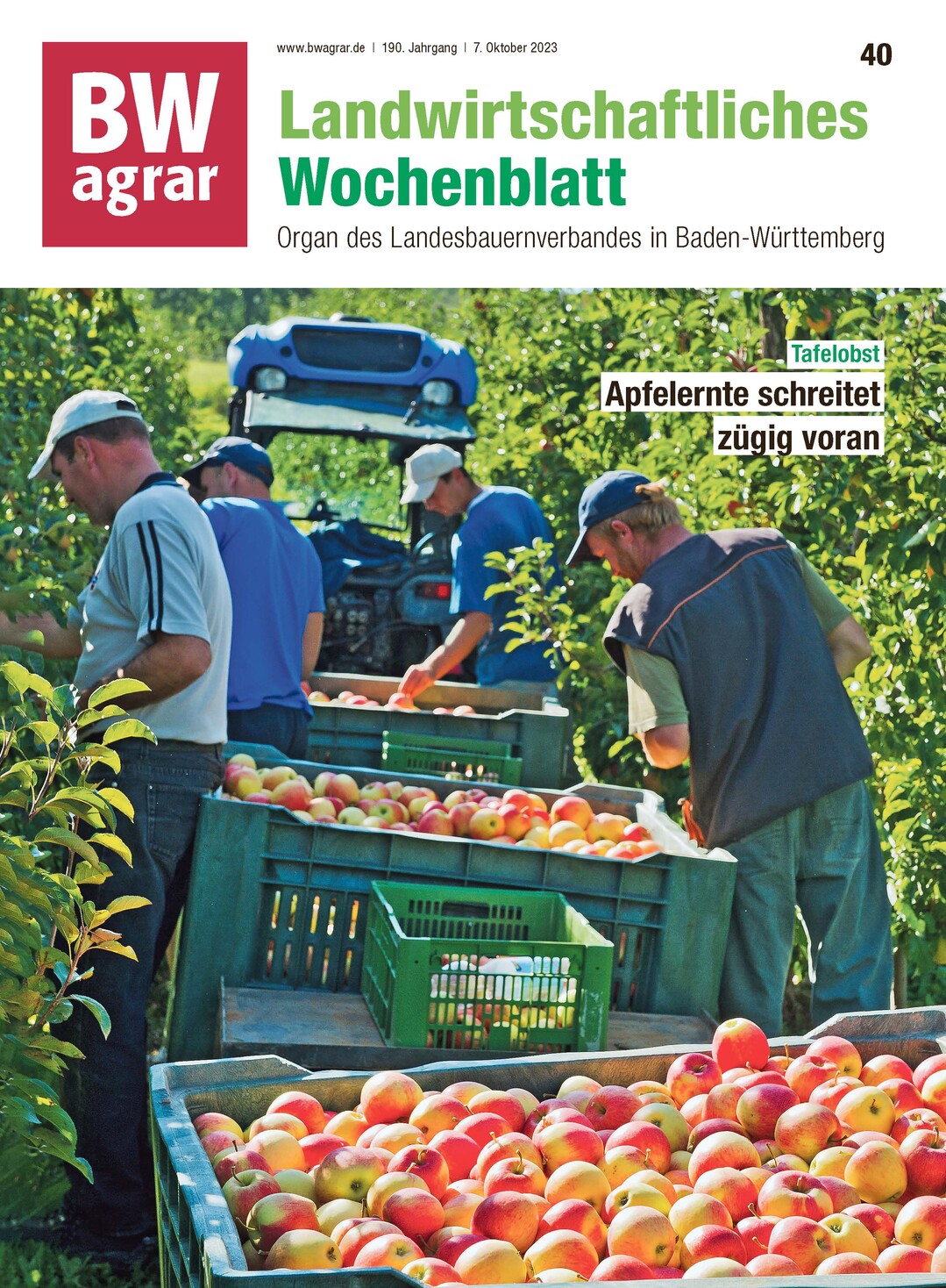 Cover BWAgrar LW 40/2023