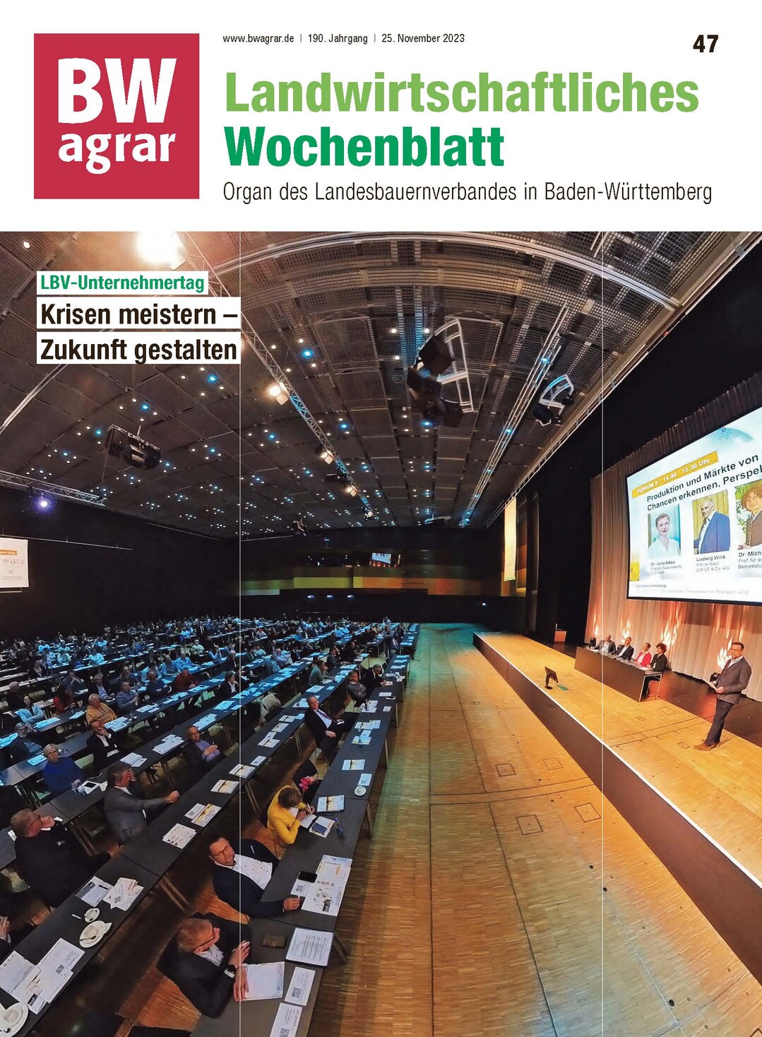 Cover BWAgrar LW 47/2023