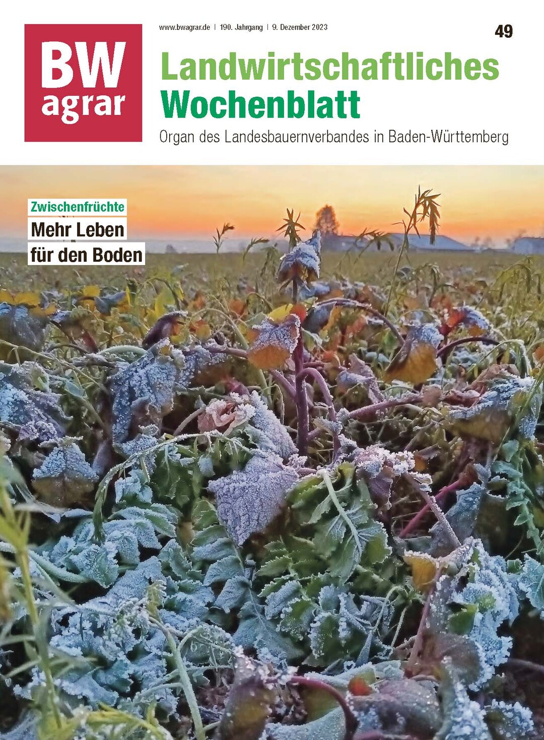 Cover BWAgrar LW 49/2023