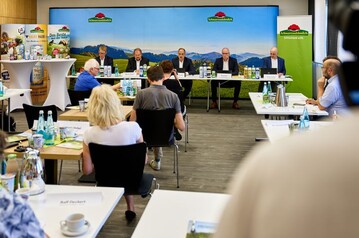 Volles Haus bei der Bilanzpressekonferenz der Schwarzwaldmilch.