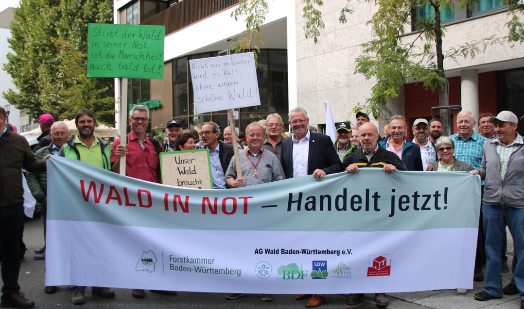 Start der Demonstration