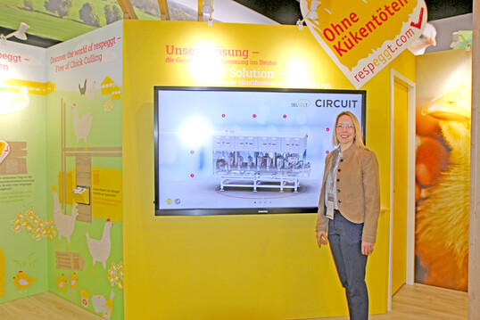 Halle 3: Carmen Uphoff,�operative Gesch�ftsleiterin der respeggt group.