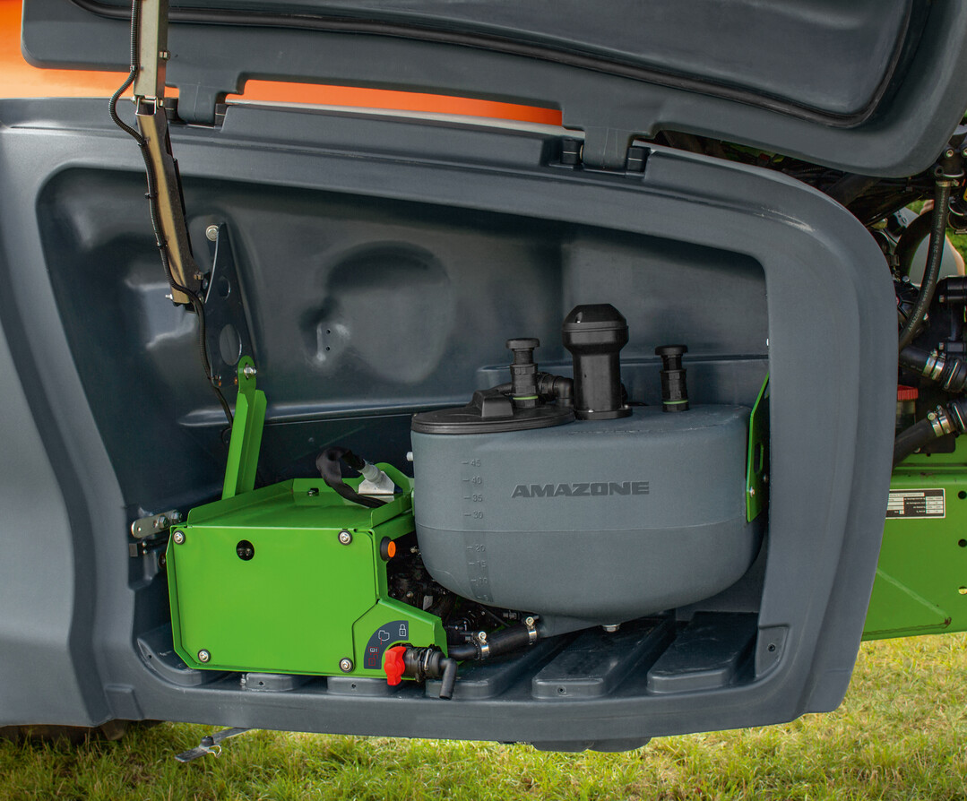 DirectInject von Amazone ermöglicht die schnelle, flexible und bedarfsgerechte Zudosierung von Pflanzenschutzmitteln während der Applikation.