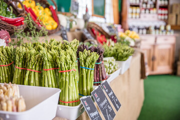 Die Nachfrage nach gr�nem Spargel stieg auch im Jahr 2021 weiter an.