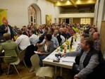 Voller Saal und rege Diskussion bei der Delegiertenversammlung des Bauernverbandes Main-Tauber-Kreis am 7. April 2017 in Unterschüpf bei Boxberg.