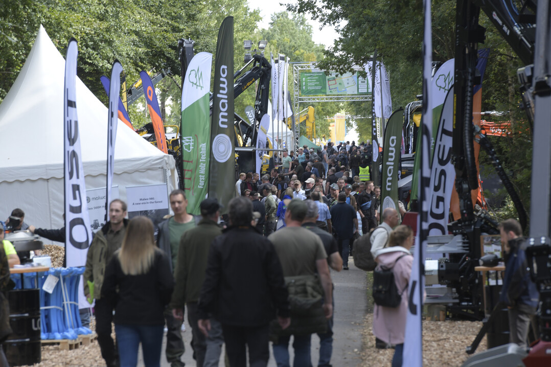 Noch mehr Besucher als 2019 kamen zu der DLG-Waldmesse 2022.
