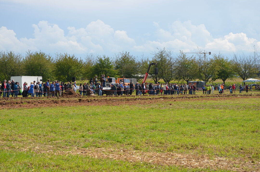 Besucher am Hohenheimer Feltag.