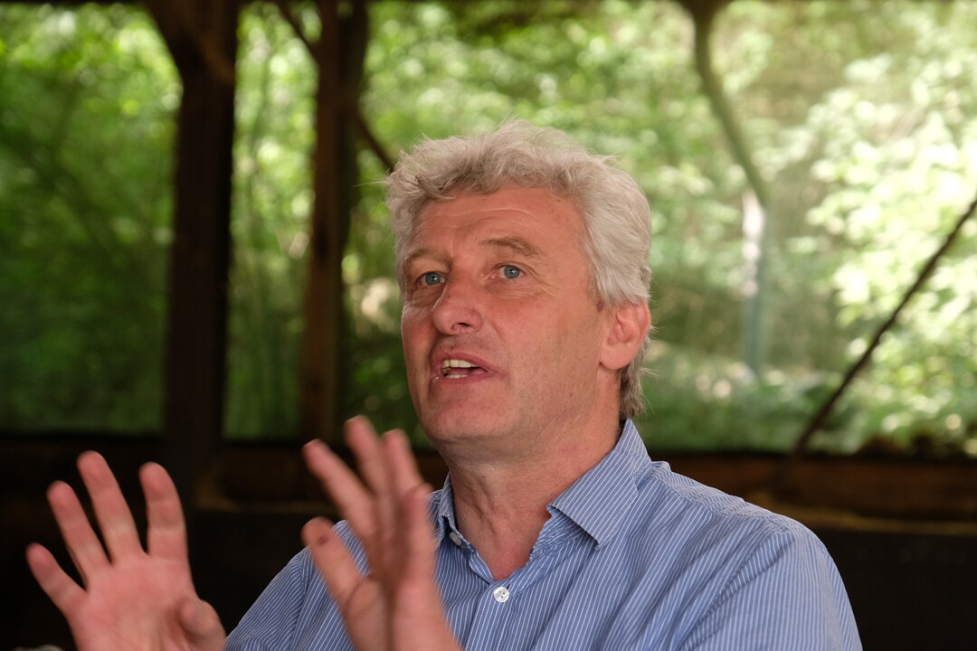 Thomas Casper ist von seinem neuen Stall überzeugt.