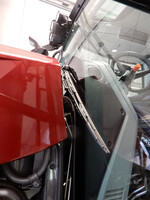 Der Scheibenwischer des Valtra N124 HiTech hat ein großes Wischfeld von 270°.