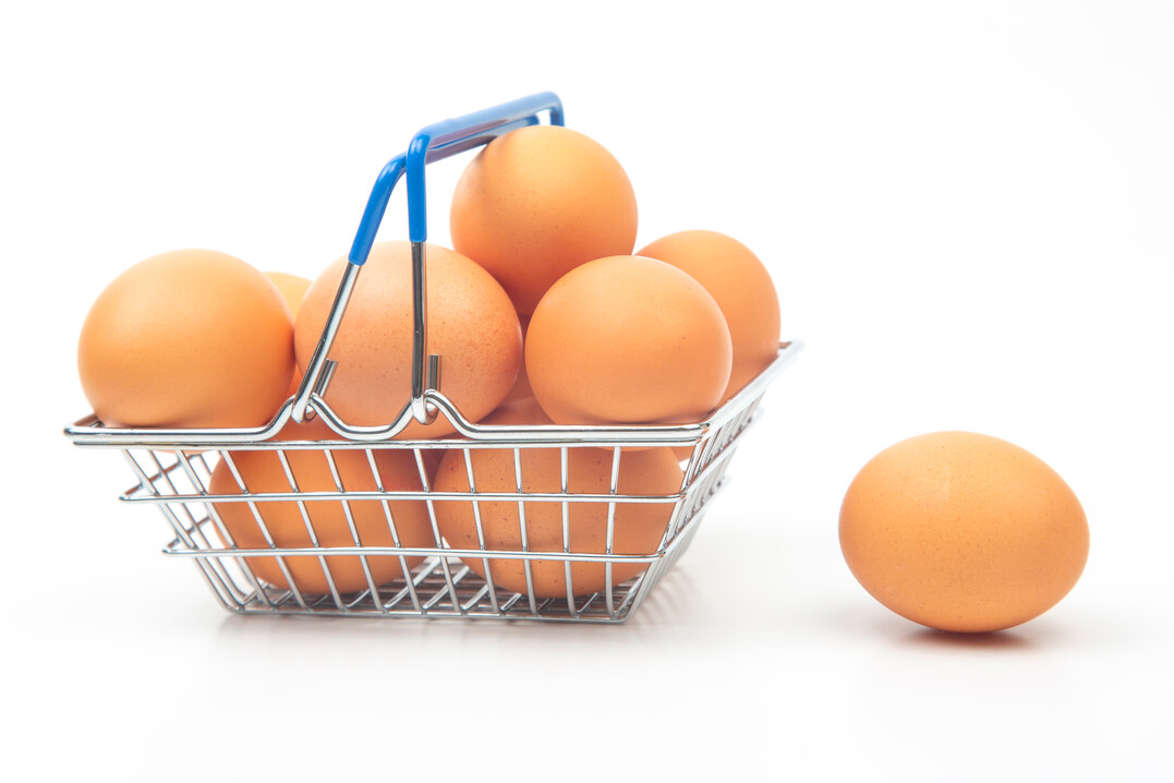 Die Eierpreise sind in der Ukraine auf Rekordhöhe.