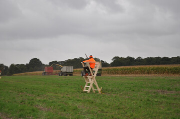  F�r Erntejagden empfiehlt sich der Einsatz von mobilen Ansitzeinrichtungen