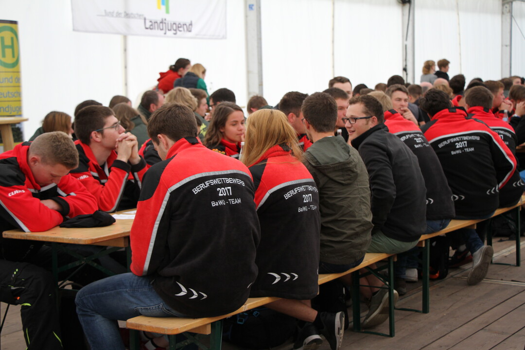 Das Team BaW� bei der Er�ffnungsfeier.