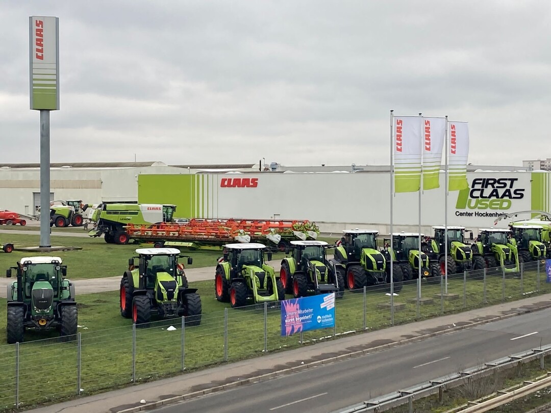 Neben Erntemaschinen werden in Hockenheim fortan auch gebrauchte Traktoren im FCU Center angeboten.
