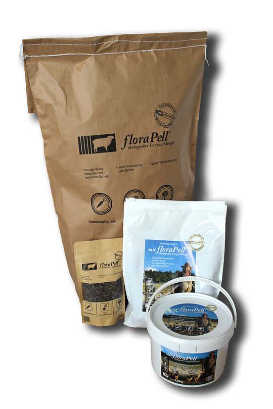 FloraPell D�ngepellets gibt es in verschiedenen Packungsgr��en.&nbsp;