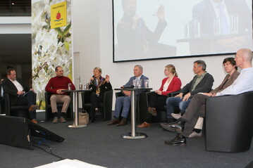 Unter verschiedenen Blickwinkeln beleuchtete eine Gespr�chsrunde auf der Fruchtwelt Bodensee die Diskussion um Biodiversit�t.