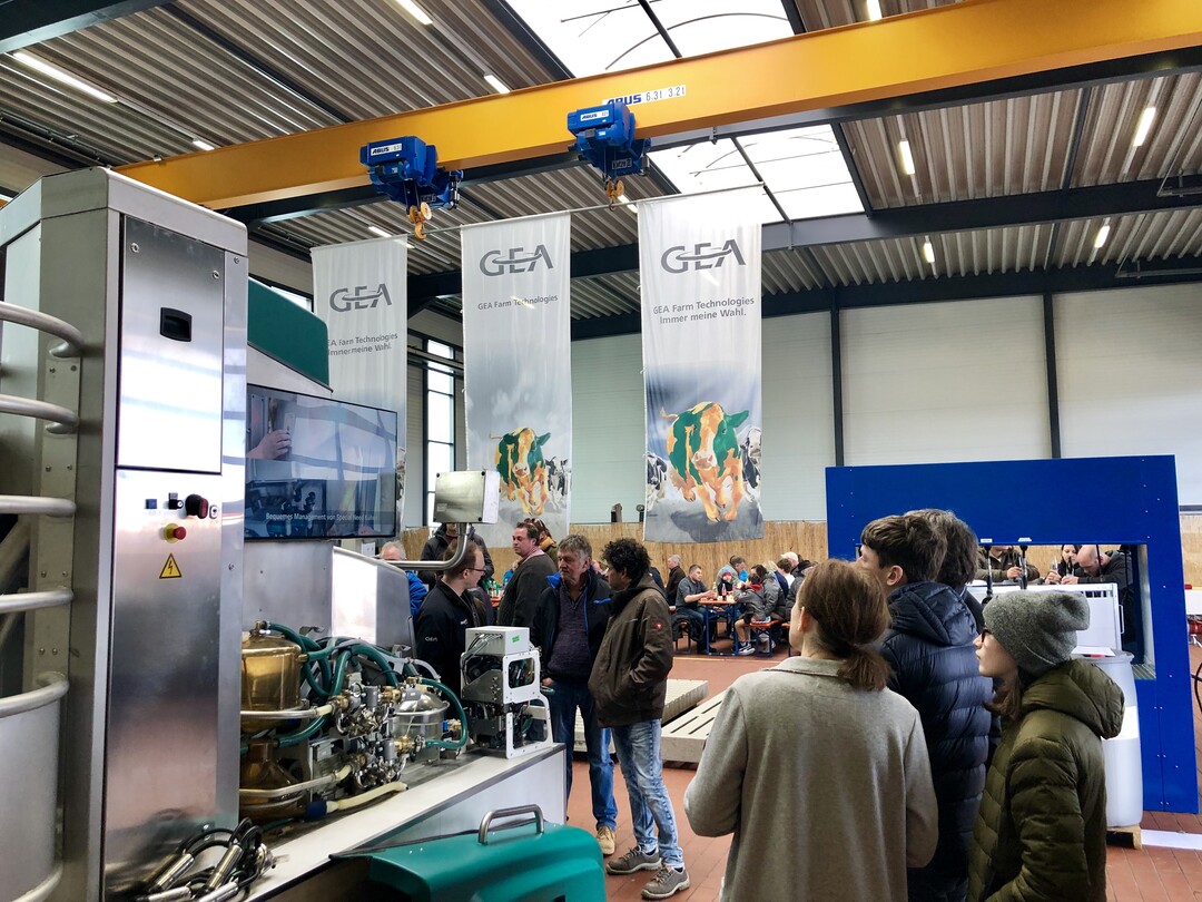 Auch f�r die Melktechnik-Fans war im GEA Fachzentrum  Allg�u-Oberschwaben einiges geboten.