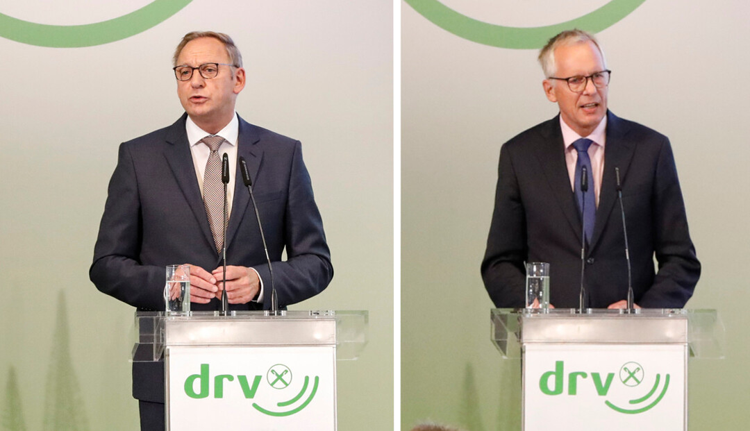 DRV-Pr�sident Franz-Josef Holzenkamp (links) und Hauptgesch�ftsf�hrer Dr. Henning Ehlers