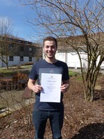 Zweiter Platz für die Mannschaft: Simon German aus Baden-Württemberg