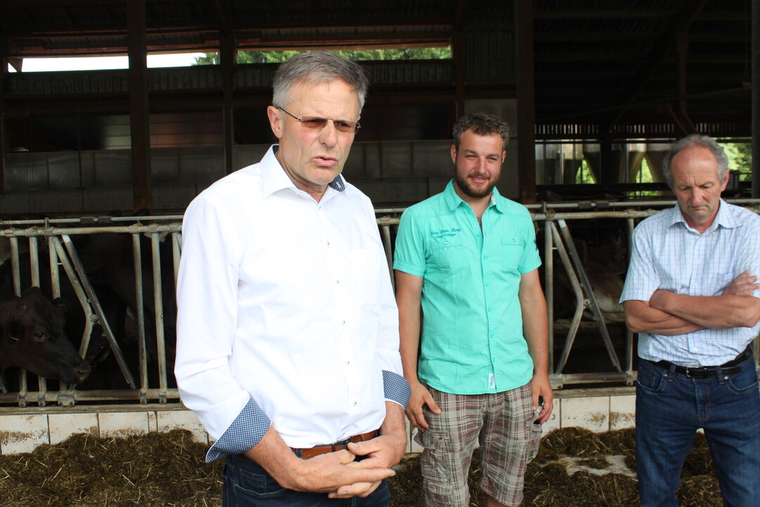 LBV-Vizepr�sident Gerhard Glaser und Christoph 