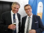 LBV-Vizepräsident Gerhard Glaser und Minister Peter Hauk (rechts) halten in ihrem Dialog fürs BWagrar-Foto kurz inne.