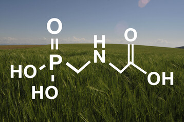 Strukturformel von Glyphosat