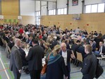 Volle Tiefenbachhalle in Ilsfeld-Auenstein beim Bauerntag des Bauernverbandes Heilbronn-Ludwigsburg