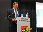 Eberhard Hartelt, Umweltbeauftragter des Deutschen Bauernverbandes (DBV) und Präsident des Bauern- und Winzerverbandes Rheinland-Pfalz Süd, spricht über "Natur und Landwirtschaft - Kooperation oder Konfrontation?!"