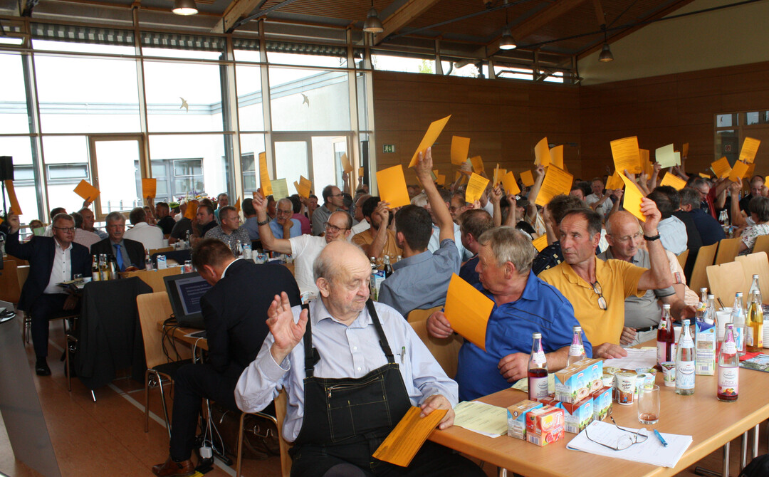 Die Mitglieder der Hohenloher Molkereigenossenschaft stimmen in der Generalversammlung zu 100 Prozent dem Beitritt der Milcherzeugergemeinschaft Schwäbisch Gmünd West zu.